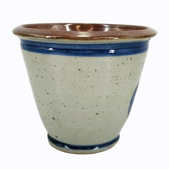 Harvey Salt Glaze Pottery Crock Bowl Apple VTG - Picture 2 of 7